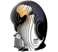 EUGY 650131 Emperor Penguin, 3D Animal Puzzle for Children and Adults to Assemble, DIY Animal Figure, Craft Set from 6 Years