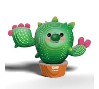 Eugy Cactus 3D Puzzle - 44 Piece Eco-Friendly Educational Toy Puzzle for Boys, Girls & Kids Ages 6+