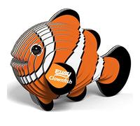 Eugy - Clownfish 3D Puzzle Kids and Adults to Assemble DIY Animal Figure Craft Game from 6 Years Old (EH-037)