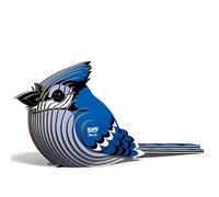 EUGY Eco-Friendly 3D Paper Puzzle (Blue Jay)