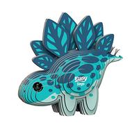 EUGY Eco-Friendly 3D Paper Puzzle (Stegosaurus) | Screen Free Build, Finishes In About 30 Minutes, Pre Cut Parts, No Scissors Needed, Fun Facts Card, Stands As Shelf Decor