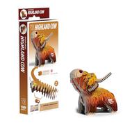Eugy 3D Craft Kit – Highland Cow – Multicolor