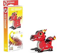 Eugy Red Dragon 3D Craft Kit Eugy Multicolor