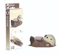 EUGY 3D Sea Otter Model Craft Kit for 6 years +