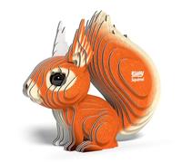 Eugy Squirrel 3D Puzzle, 36 Piece Eco-Friendly Educational Toy Puzzles for Boys, Girls & Kids Ages 6+