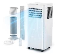 EUHOMY Portable Air Conditioner 7000 BTU, 24H Timer & 2-Speed Settings, 4-in-1 Cooling, Dehumidifier, Fan & Sleep Mode for 200-300 sq.ft, Ultra Quiet (<50dB), Powerful Air Conditioning Unit for Home