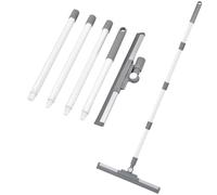 EUIEUT Squeegee Broom Silicone Water Squeegee Multifunction Magic Broom Professional Water Wiper Scraper Mop Floor Cleaner with Long Handle for Floor Bathroom Shower Tile Window Dust Hair Removal