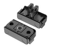 EUIOOVM DJI Osmo Action 5 Pro Magnetic Holder, Foldable Quick Release Mount, Black, Compatible with Action 5 Pro/4/3/2, 360 Degree Adapter Pack of 2