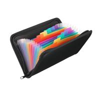 EUIOOVM Receipt Organiser Wallet A6, Mini Expanding File Document Organiser 13 Pockets, Accordion File Folder with Zipper Closure for Receipt/Invoice/Check/Bill/Tax Receipt (8.2 x 5.1x 0.7 inch)