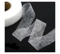 EUIYCBA 64m Double-Sided Non-Woven Interlining - Iron-On Adhesive Fabric Tape for Hemming, DIY Sewing & Crafts | Strong Bonding Fusible Web for Fabric Joining & Repair(White 2cm1pc)