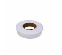 EUIYCBA 64m Self-Adhesive Hem Tape - Double-Sided No-Sew Fabric Interlining for Jeans, Pants & Clothes | Iron-On DIY Length Shortening Tool (Non-Woven, White/Black)(White(64M),2cm wide)