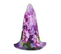 EUIYCBA Blooming flowers Halloween Hooded Cape Cloak - Wizard Tunic Hooded Robe Halloween Cloak Cosplay Costumes