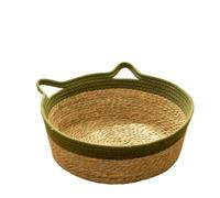 EUIYCBA Cat Nest Vine Weaving Four Seasons Universal Weaving Summer Cool Nest Mat Cat Scratch Board Integrated Cat Supplies 1 Piece(Color3,M)