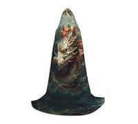 EUIYCBA Smart dragon Halloween Hooded Cape Cloak - Wizard Tunic Hooded Robe Halloween Cloak Cosplay Costumes