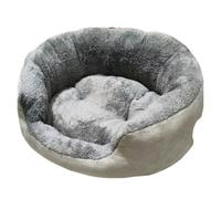 EUIYCBA Very Soft Warm Dog Bed | Pet Basket Sofa for Medium Large Dogs & Cats, Plush Cushion House with Removable Washable Cover(GRAY,M 50X44X17)