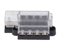 Eujgoov 1 in 4 Out Vane/Wing Box Holder ATC ATO 8 Way Block, Robust Construction, Efficient Electrical, Versatile Applications for Car Truck Boat Marine RV Circuit Power