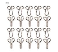 Eujgoov 10 Pcs Fur Coat Cover Fastener Iron Hook Sew for Underwear Sweater Over Coat with Bronze Collar Hook Diameter (Fasten The Diameter of 2.8CM Gun Black Collar Hook)