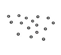 Eujgoov 100PCS 3D Scanner Tracking Markers, Magnetic Reference Points for Optical Tracking, ID 3mm OD 6mm, High Accuracy Scan Targets for Sheet Metal Parts and Reverse Engineering