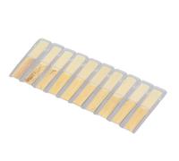 Eujgoov 10PCS Traditional Reeds 2.5 Strength Bb Soprano Saxophone Reeds with Excellent Sound Clarity for Instrument Parts and Accessories, Great for Everyday Practice