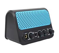 Eujgoov 10W Guitar Amp Electric Bass Amplifier Mini Guitars Spark Kit Acoustic Headphones Drum Effects Double Channels for Late Night Practice