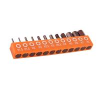 Eujgoov 12Pcs 1/4 Inch Hex Bit Set S2 Alloy Steel 25mm with Storage Holder for Drill Driver Hand Drill