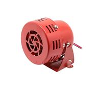 Eujgoov 12V 105dB Electric Horn Loud Sound Red Car Truck Motorcycle Air Siren, Motor Driven for Brake Alarm, 105dB Snail Vehicle Relay with Easy Installation Storage