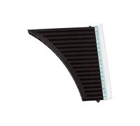 Eujgoov 18 Pipes Pan Flute C Key Panpipes Tube ABS Wind Instrument With Cloth Bag for Beginners Students Convenient & Portable (Black)