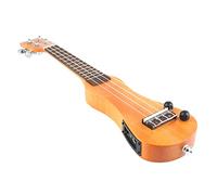 Eujgoov 21 Inch Ukulele Maple Wood Concert Ukulele 4 String Hawaiian Guitar Mini Instrument with Strings and Adjustable Chords