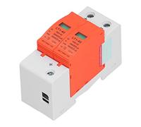 Eujgoov 2P DC Voltage Arrester Device Protector 20kA 40kA 1000V with Visual Window for Photovoltaic System Home Power Distribution