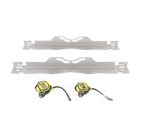 Eujgoov 2pcs Wheel Alignment Tool Plate with Tape Measure Car Front End Alignment Tool