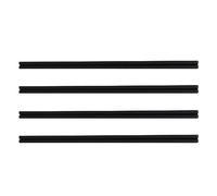 Eujgoov 3D Printer Part T Slot 4040 Aluminum Extrusion Profile, Anodized Linear Rail, 4PCS 39.4in for Automation Equipment and 3D Printers (Black)