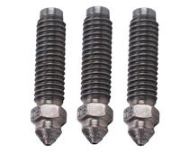Eujgoov 3Pcs 0.8mm Ceramic Hotend Kit, 3D Printer Hot End Heat Nozzle Hardened Steel Nozzles for Elegoo Centauri Carbon 3D Printer