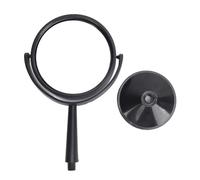 Eujgoov 4 Inch Desk Convex Mirror, Glass Security Mirror with 360 Degree Adjustment for Personal Safety for Cubicles and Physics Experiments