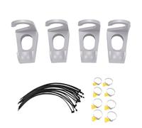 Eujgoov 4 Pack Gray Pool Pipe Support Bracket for Above Ground Pools