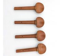 Eujgoov 4Pcs Tuning Pegs Set, Fiddle Pegs Jujube Wood Replacement for 4/4 Acoustic Violin