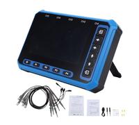 Eujgoov 5 Channel Handheld Digital Oscilloscope 2.8 Inch Display 1MHz Bandwidth 3MHz Sampling Rate for Low Frequency Signal Testing (WIFI Version + 5 Probes Set)