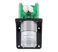 Eujgoov 500ml/min Brushed Motor Peristaltic Pump with BPT Tube Peristaltic Pump Tube Fixation High Flowing for Research Labs Aerospace Operations (12V)