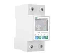 Eujgoov 63A Smart WiFi Circuit Breaker with LCD Display Automatic Reclosing Switch Overvoltage Undervoltage Leakage Protector