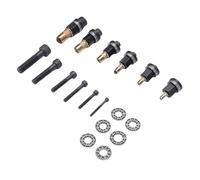 Eujgoov 6Pcs Mandrels Nuts M6 Nutsert Riveter Kit, Rivet Nut Tool Compatible with Cordless Drill & Ratchet Wrench for Sheet Metal, Piping, M8 Rivnut Tool