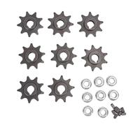 Eujgoov 9 Tooth Sprockets Electric Scooter Motor Engine Sprockets Iron Material 10mm Inner Diameter for Mini Pocket Bike Scooter ATV Replacement