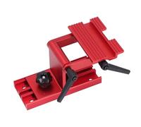 Eujgoov Adjustable Aluminum Alloy Tool Sharpener Jig for Bench Grinder with Sturdy Clamp 6 Inch Wide Compatibility Easy to Use for Woodworking Blades Up to 2.5 Inches