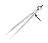 Eujgoov Adjustable Lockable Steel Wing Divider, Leather Compass for Woodworking & Leather Craft, Marking & Scribe Tool (300mm)