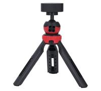 Eujgoov Adjustable Tripod Stand for Mini Antenna, Aluminum Alloy, 360° Angle Adjustment, Customizable Height, Portable Mounting Kit for Mini V4 Antenna (Black Adapter)
