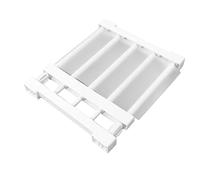 Eujgoov Adjustable Wardrobe Organizer Shelf Divider 30-40cm Expandable Tension Rod Telescopic Hanger Space Saving Storage Rack for Closet Cupboard Bathroom Kitchen