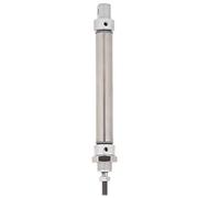 Eujgoov Air Cylinder Double Acting Stainless Steel Pneumatic Cylinder | Air Cylinder Double Acting Stainless Steel Pneumatic Cylinder 16mm Bore M5x0.8 Port Multiple Stroke Options for Automation