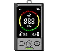 Eujgoov Air Quality Tester, Air Quality Meter with Color Screen, Real Time Detection, ABS Material for Indoor & Outdoor, Portable for Home