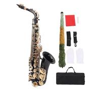 Eujgoov Alto Saxophone Brass Nylon Pure Sound Quality Exquisite Craftsmanship Elevate Aesthetic Appeal Beautifully Spacious Portable Case Suitable For All Performers