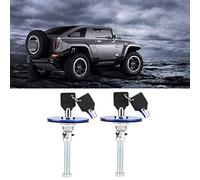 Eujgoov Aluminum Alloy Hood Lock, Car Universal Engine Hood Cover Lock Key Pin Kit Safety Pin, Durable Autopart, Reliable Autopart, Strong , For Professional Rally Cars, the (Blue)