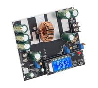 Eujgoov Automatic Boost Power Supply Converter Electronic Voltage Stabilizer Adjustable Module, Wide Voltages Regulator, and Bucking Boosting with LED Display Screen and Over Power