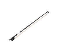 Eujgoov Balanced Carbon Fiber Round Stick Cello Bow, Well Balanced, Responsive Playing, Exquisite Craftsmanship, 4/4 Cello Replacement, With Ebony Frog, Parisian Eyes